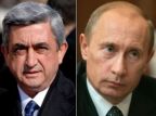 Путин и Саргсян погасили почтовые марки, посвященные Олимпиаде в Сочи