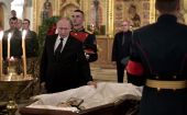Владимир Путин принял участие в церемонии прощания со Станиславом Говорухиным