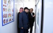 Садыр Жапаров принял участие в открытии мульти-диагностической мобильной клиники в г. Кемин