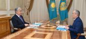 Касым-Жомарт Токаев принял председателя Агентства по финансовому мониторингу Жаната Элиманова