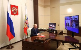 Владимир Путин провел совещание с членами Совета Безопасности