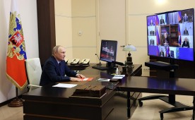 Владимир Путин провел совещание с членами Совета Безопасности