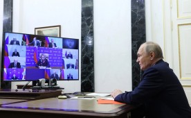 Владимир Путин провел совещание с членами Совета Безопасности